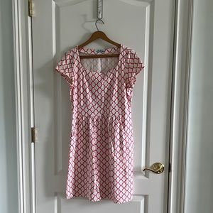 J McLaughlin M Pink/White dress